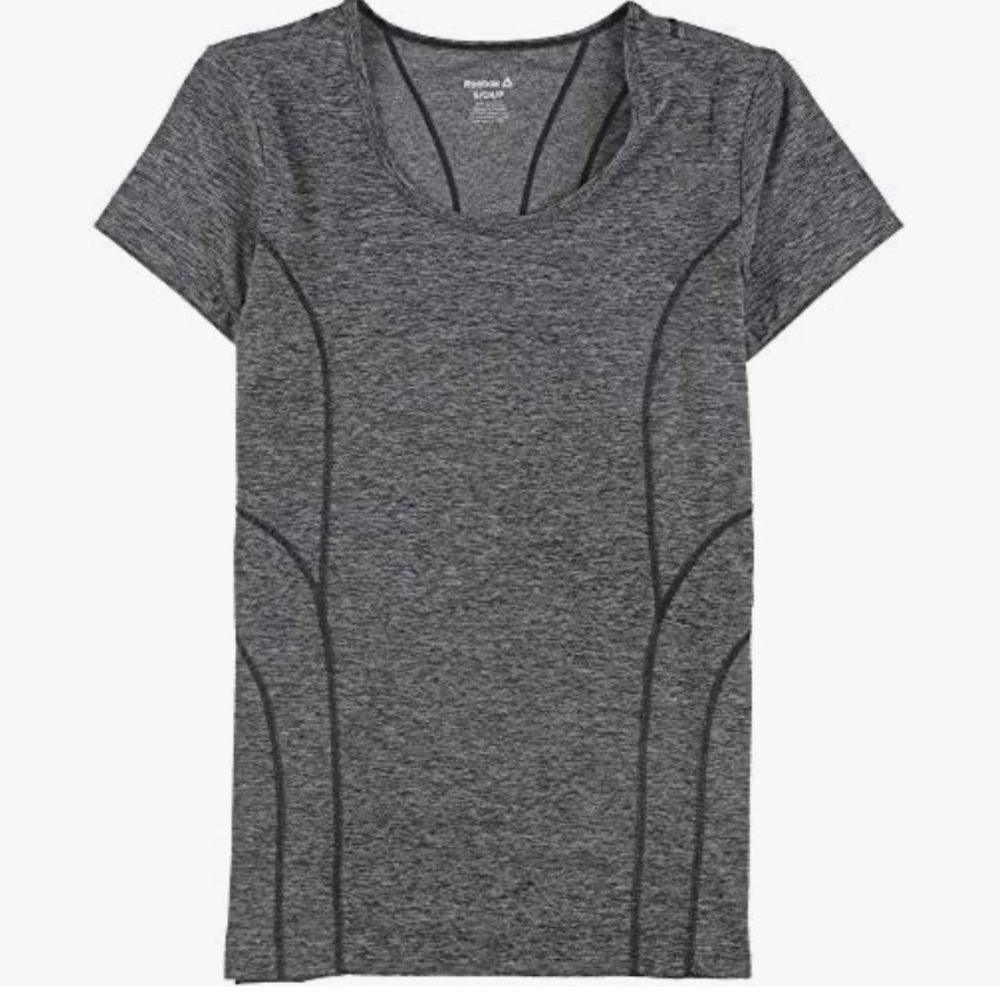 Reebok Black Heather Dynamic SS Top